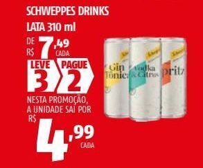 Schweppes drinks lata 310 ml