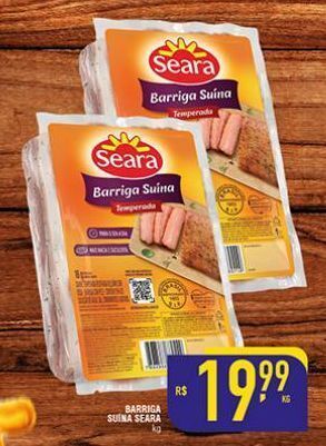 Mercantil Rodrigues Barriga suína seara kg oferta