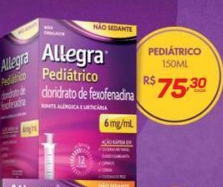 GBarbosa Allegra pediátrico 150ml oferta