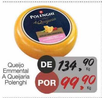 Supermercado Dalben Queijo emmental a queijaria polenghi oferta