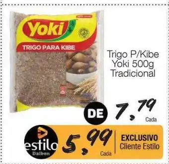 Supermercado Dalben Trigo p-kibe yoki tradicional oferta