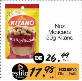 Supermercado Dalben Noz moscada kitano oferta
