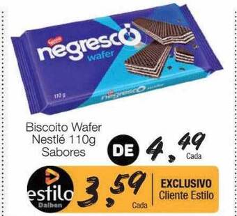 Supermercado Dalben Biscoito wafer nestlé sabores oferta