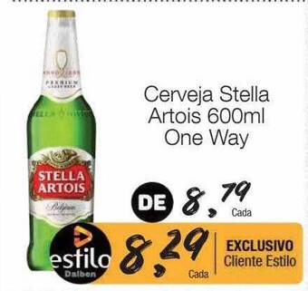 Supermercado Dalben Cerveja stella artois one way oferta