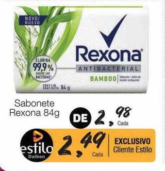 Supermercado Dalben Sabonete rexona oferta