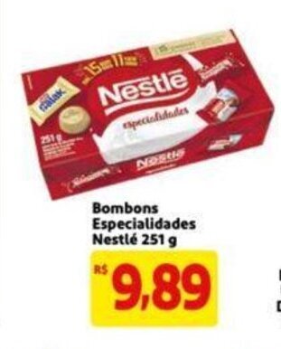 Extra Supermercado Bombons Especialidades Nestle 251g oferta