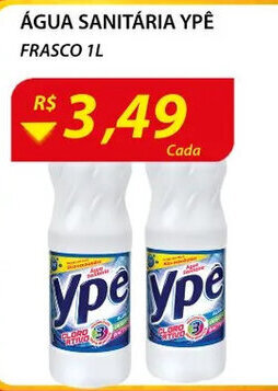 Assaí Atacadista Agua Sanitaria Ype Frasco 1L oferta