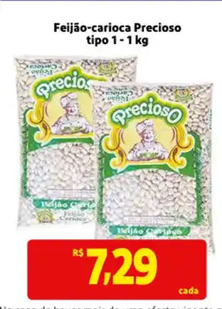 Mercado Extra Feijao carioca Precioso tipo 1 1kg oferta