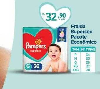 Farmácia Preço Popular Fralda supersec pacote econômico oferta