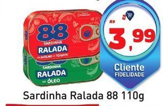 Tonin Superatacado Sardinha ralada 88 110g oferta