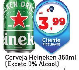Tonin Superatacado Cerveja heineken 350ml (exceto 0% álcool) oferta