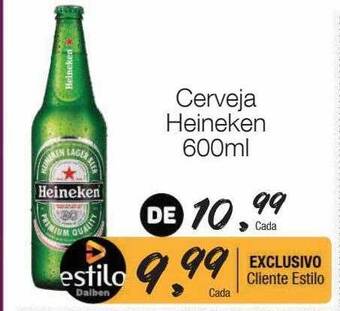 Supermercado Dalben Cerveja heineken oferta