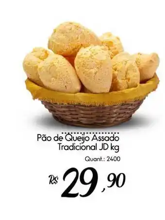 Giassi Supermercados Pão De Queijo Assado Tradicional Jd 1kg oferta