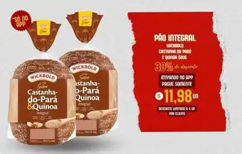 Federzoni Supermercados Pao Integral Wickbold Castanha do para e quinoa 500g oferta