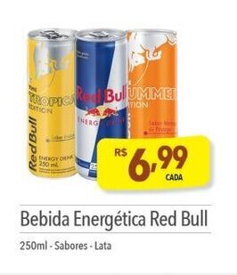 Supermercados Condor Bebida energetica Red Bull 250ml oferta