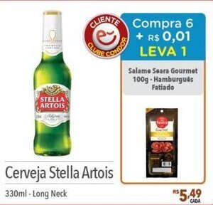 Supermercados Condor Cerveja Stella Artois 330ml oferta