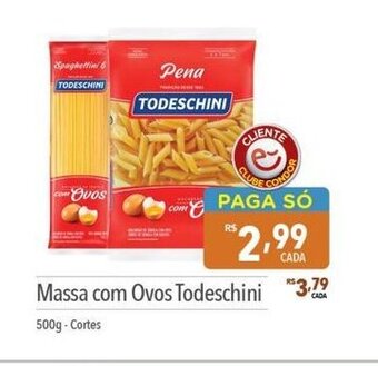 Supermercados Condor Massa com Ovos Todeschini 500g oferta