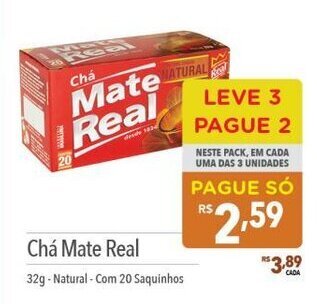 Supermercados Condor Cha Mate Real 32g oferta
