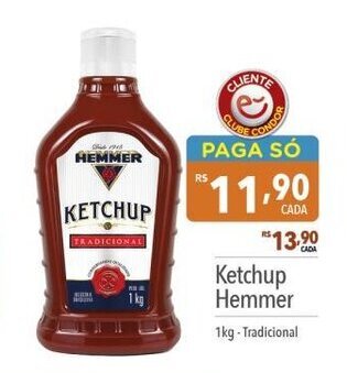 Supermercados Condor Ketchup Hemmer 1kg oferta