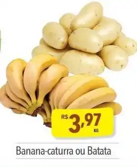 Supermercados Condor Banana Caturra ou Batata 1kg oferta