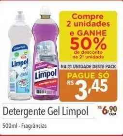Supermercados Condor Detergente Gel Limpol 500ml oferta
