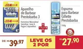 Supermercados Condor Aparelho de Barbear Prestobarba 3 oferta