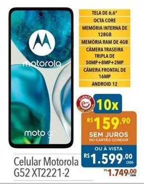 Supermercados Condor Celular Motorola oferta