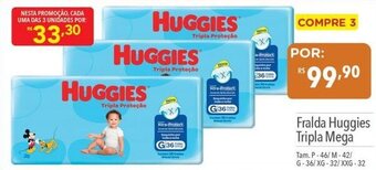Supermercados Condor Fralda Huggies tripla Mega oferta