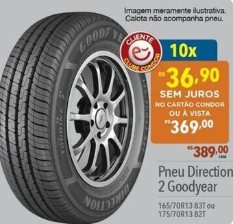Supermercados Condor Pneu Direction 2 Goodyear oferta