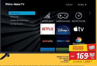 GBarbosa Smart tv led 40" philco oferta