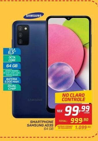 GBarbosa Smartphone samsung ao3s oferta