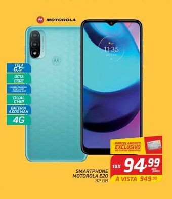 GBarbosa Smartphone motorola e20 oferta