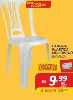 GBarbosa Cadeira plática bistrô oferta