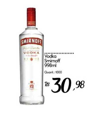 Giassi Supermercados Vodka Smirnoff 998ml oferta