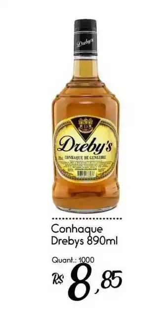 Conhaque Drebys 890ml