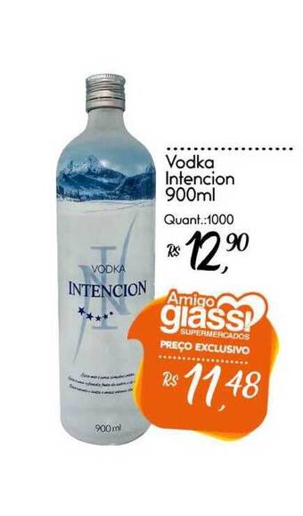 Giassi Supermercados Vodka Intencion 900ml oferta