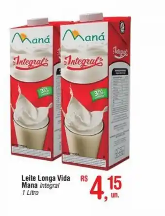 Fort Atacadista Leite Longa Vida Mana 1L oferta