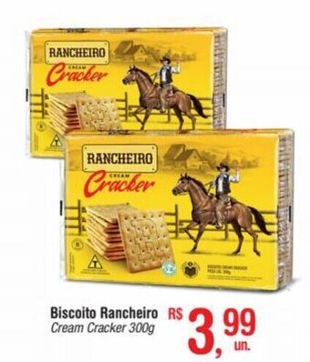 Fort Atacadista Biscoito Rancheiro Cream Cracker 300g oferta