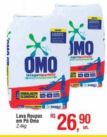 Fort Atacadista Lava roupas em po Omo 2.4kg oferta