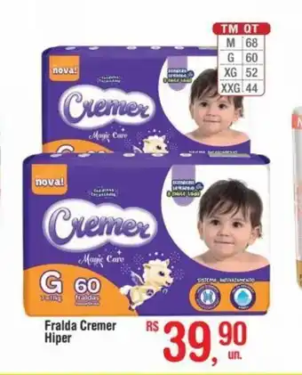 Fort Atacadista Fralda Cremer Hiper oferta