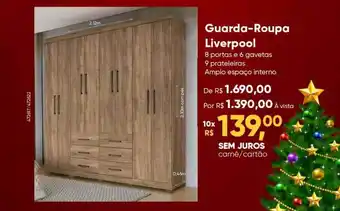 Guarda-roupa liverpool
