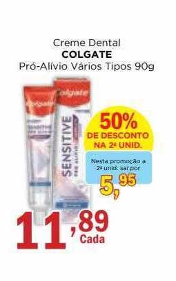 Supermercados Mundial Creme dental colgate pró-alivio varios tipos oferta