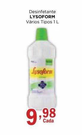 Supermercados Mundial Desinfetante lysoform varios tipos oferta