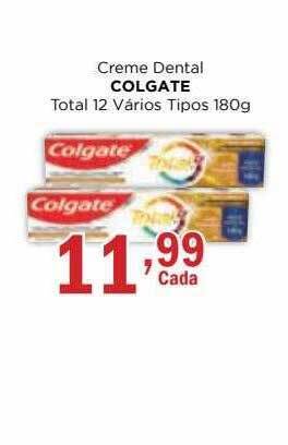 Supermercados Mundial Creme dental colgate total 12 varios tipos oferta