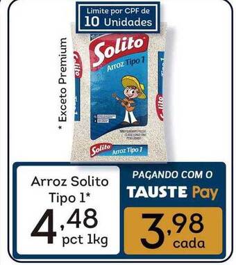 Supermercados Tauste Arroz solito tipo 1 oferta