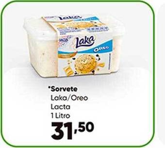 Zaffari Sorvete laka oreo lacta oferta