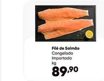 Zaffari Filé de salmão congelado importado kg oferta