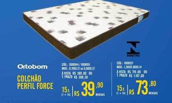 Zema Ortobom colchão perfil force oferta