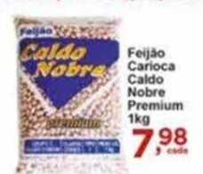 Rossi Supermercado Feijao Carioca Caldo Nobre Premium 1kg oferta