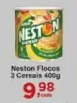 Rossi Supermercado Neston Flocos 400g 3 Cereais oferta